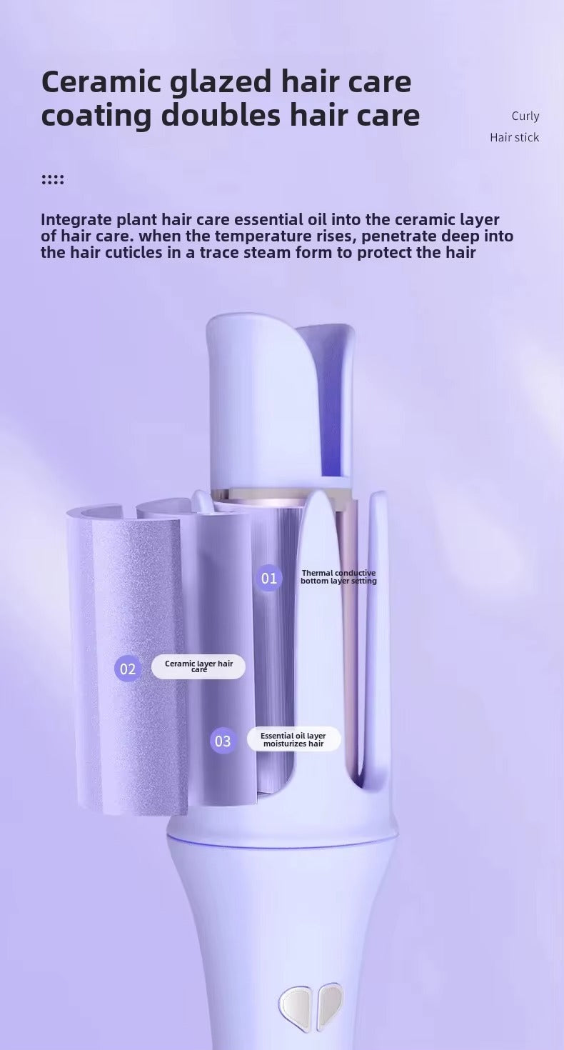 Automatic Rotating Hair Curler Iron