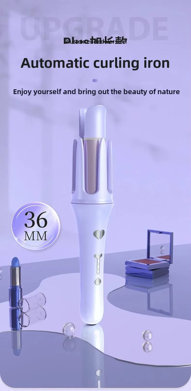 Automatic Rotating Hair Curler Iron