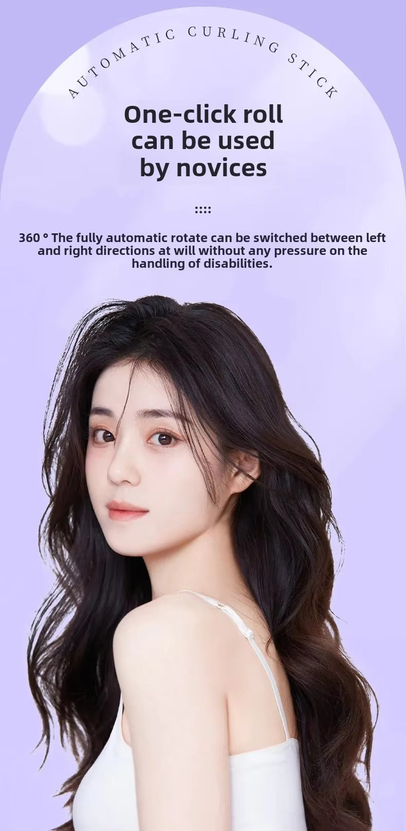 Automatic Rotating Hair Curler Iron