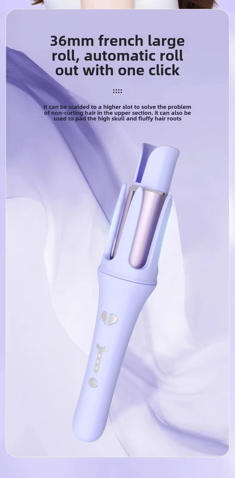 Automatic Rotating Hair Curler Iron