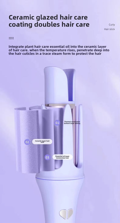 Automatic Rotating Hair Curler Iron