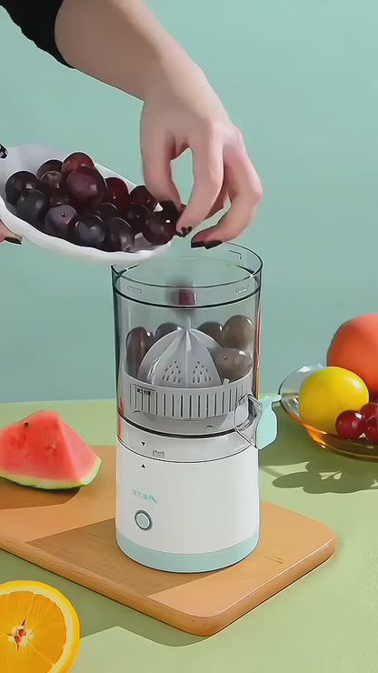 Portable Electric Mini Chargeable Juicer Machine, Compact Cold Press Fruit & Vegetable Juice Extractor for Fresh Healthy Drinks