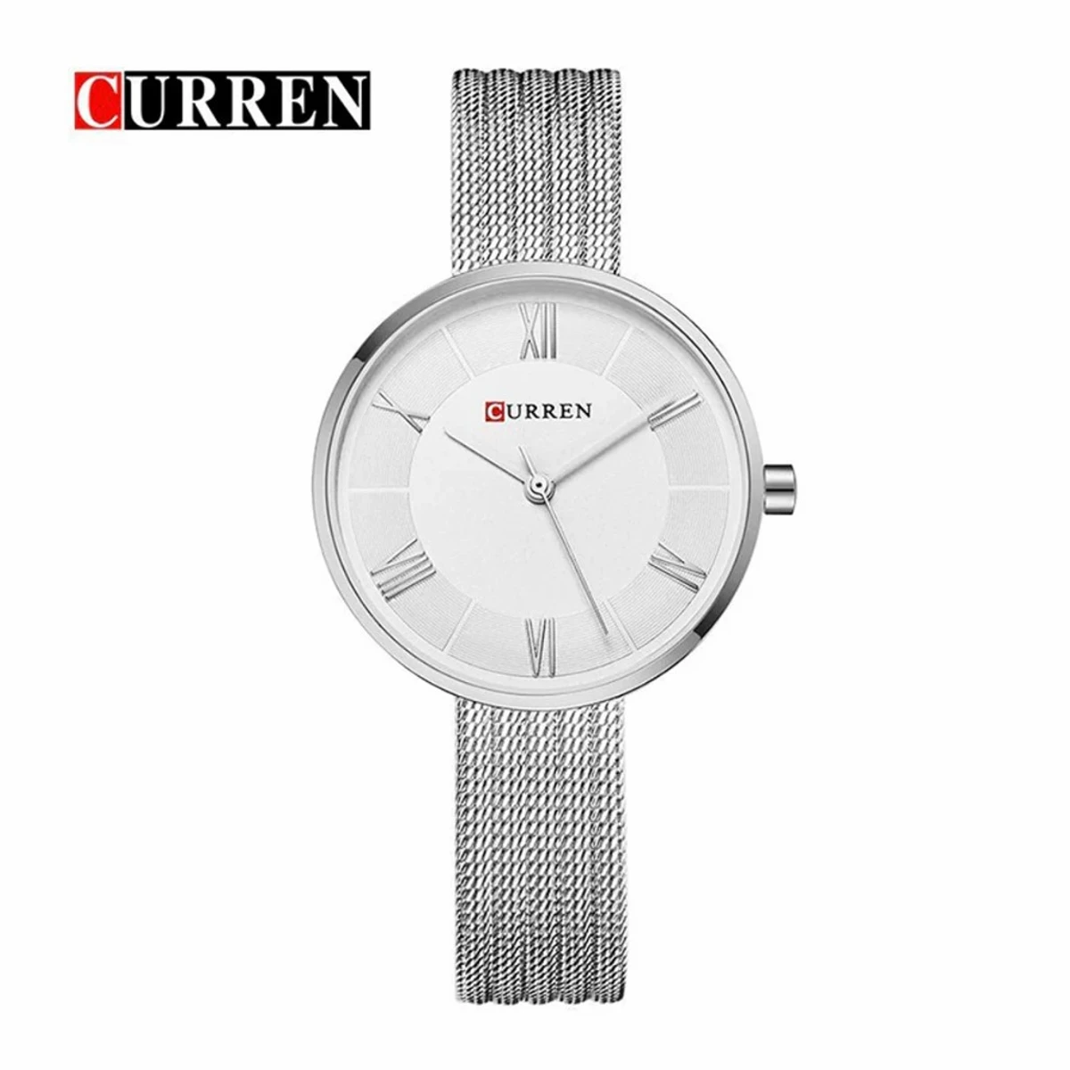 CURREN 9020 Quartz Ladies Stainless Steel Bracelet Watch